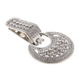 Maxbell Charming Crystal Rhinestone Duck-mouth Buckle Buttons Wedding Decoration Silver - Aladdin Shoppers
