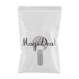 Maxbell Charming Crystal Rhinestone Duck-mouth Buckle Buttons Wedding Decoration Silver - Aladdin Shoppers