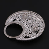Maxbell Charming Crystal Rhinestone Duck-mouth Buckle Buttons Wedding Decoration Silver - Aladdin Shoppers