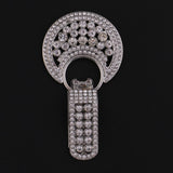 Maxbell Charming Crystal Rhinestone Duck-mouth Buckle Buttons Wedding Decoration Silver - Aladdin Shoppers
