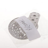 Maxbell Charming Crystal Rhinestone Duck-mouth Buckle Buttons Wedding Decoration Silver - Aladdin Shoppers
