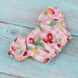 Maxbell Cherry Printed Plaid Short Sleeve T-shirt Top For 1/6 Bjd Doll Outfit Pink - Aladdin Shoppers