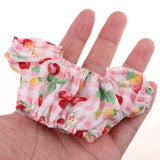 Maxbell Cherry Printed Plaid Short Sleeve T-shirt Top For 1/6 Bjd Doll Outfit Pink - Aladdin Shoppers