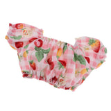 Maxbell Cherry Printed Plaid Short Sleeve T-shirt Top For 1/6 Bjd Doll Outfit Pink - Aladdin Shoppers