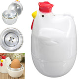 Maxbell Chicken Microwave Egg Cooker Poacher Boiler Boil Boiled Steamer Kitchen Tool - Aladdin Shoppers