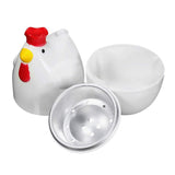 Maxbell Chicken Microwave Egg Cooker Poacher Boiler Boil Boiled Steamer Kitchen Tool - Aladdin Shoppers