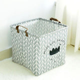 Maxbell Children Kid Toys Clothes Storage Basket Hamper Laundry Bin Organizer Grey - Aladdin Shoppers