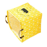 Maxbell Children Kid Toys Clothes Storage Basket Hamper Laundry Bin Organizer Yellow - Aladdin Shoppers