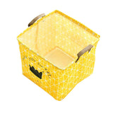 Maxbell Children Kid Toys Clothes Storage Basket Hamper Laundry Bin Organizer Yellow