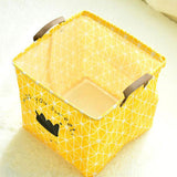 Maxbell Children Kid Toys Clothes Storage Basket Hamper Laundry Bin Organizer Yellow - Aladdin Shoppers