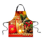 Maxbell Chistmas Kitchen Apron with Pockets Ties Chef's Apron Cooking Gift box - Aladdin Shoppers