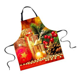 Maxbell Chistmas Kitchen Apron with Pockets Ties Chef's Apron Cooking Gift box - Aladdin Shoppers