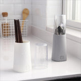 Maxbell Chopsticks Holder Cutlery Utensils Basket Drainer Flatware Organizer White - Aladdin Shoppers