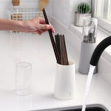 Maxbell Chopsticks Holder Cutlery Utensils Basket Drainer Flatware Organizer White - Aladdin Shoppers