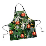 Maxbell Christmas Adults Chef Apron for Kitchen Festive Cooking Baking Ball