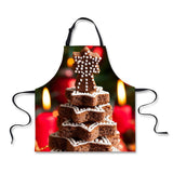 Maxbell Christmas Adults Chef Apron for Kitchen Festive Cooking Baking Cake - Aladdin Shoppers
