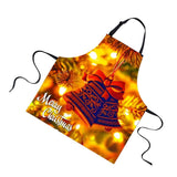 Maxbell Christmas Adults Chef Apron for Kitchen Festive Cooking Baking Hat - Aladdin Shoppers