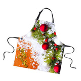 Maxbell Christmas Adults Chef Apron for Kitchen Festive Cooking Baking Snow - Aladdin Shoppers