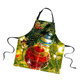Maxbell Christmas Apron, Unisex Kitchen Bib Apron Adjustable Neck Antifouling I - Aladdin Shoppers