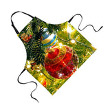 Maxbell Christmas Apron, Unisex Kitchen Bib Apron Adjustable Neck Antifouling I - Aladdin Shoppers