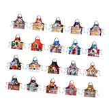 Maxbell Christmas Apron Unisex Kitchen Bib Apron Adjustable Neck Cooking CA5342R