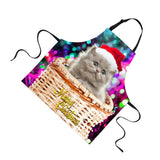 Maxbell Christmas Apron Unisex Kitchen Bib Apron Adjustable Neck Cooking CA5384R - Aladdin Shoppers