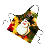 Maxbell Christmas Apron, Unisex Kitchen Bib Apron Adjustable Neck Cooking Gift 11 - Aladdin Shoppers