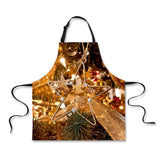 Maxbell Christmas Apron, Unisex Kitchen Bib Apron Adjustable Neck Cooking Gift 3 - Aladdin Shoppers