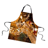 Maxbell Christmas Apron, Unisex Kitchen Bib Apron Adjustable Neck Cooking Gift 3 - Aladdin Shoppers