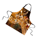 Maxbell Christmas Apron, Unisex Kitchen Bib Apron Adjustable Neck Cooking Gift 3 - Aladdin Shoppers