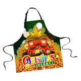 Maxbell Christmas Apron, Unisex Kitchen Bib Apron Adjustable Neck Cooking Gift 4