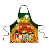 Maxbell Christmas Apron, Unisex Kitchen Bib Apron Adjustable Neck Cooking Gift 4 - Aladdin Shoppers