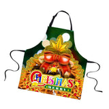Maxbell Christmas Apron, Unisex Kitchen Bib Apron Adjustable Neck Cooking Gift 4 - Aladdin Shoppers