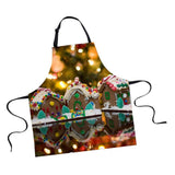 Maxbell Christmas Apron, Unisex Kitchen Bib Apron Adjustable Neck Cooking Gift 9