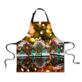 Maxbell Christmas Apron, Unisex Kitchen Bib Apron Adjustable Neck Cooking Gift 9 - Aladdin Shoppers