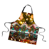 Maxbell Christmas Apron, Unisex Kitchen Bib Apron Adjustable Neck Cooking Gift 9 - Aladdin Shoppers
