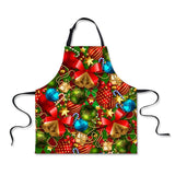 Maxbell Christmas Apron Unisex Kitchen Bib Apron for Cooking Baking Party Supplies G - Aladdin Shoppers