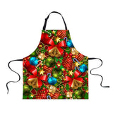 Maxbell Christmas Apron Unisex Kitchen Bib Apron for Cooking Baking Party Supplies G - Aladdin Shoppers