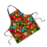 Maxbell Christmas Apron Unisex Kitchen Bib Apron for Cooking Baking Party Supplies G - Aladdin Shoppers