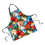 Maxbell Christmas Apron Unisex Kitchen Bib Apron for Cooking Baking Party Supplies H