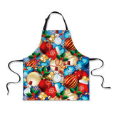 Maxbell Christmas Apron Unisex Kitchen Bib Apron for Cooking Baking Party Supplies H - Aladdin Shoppers