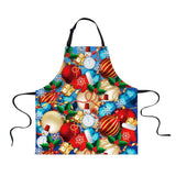 Maxbell Christmas Apron Unisex Kitchen Bib Apron for Cooking Baking Party Supplies H - Aladdin Shoppers