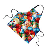 Maxbell Christmas Apron Unisex Kitchen Bib Apron for Cooking Baking Party Supplies H - Aladdin Shoppers