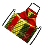 Maxbell Christmas Apron Unisex Kitchen Bib Apron for Cooking Baking Party Supplies O - Aladdin Shoppers