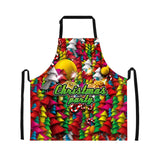 Maxbell Christmas Apron Unisex Kitchen Bib Apron for Cooking Baking Party Supplies P - Aladdin Shoppers