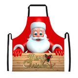 Maxbell Christmas Apron Unisex Kitchen Bib Apron for Cooking Baking Party Supplies T - Aladdin Shoppers