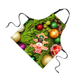 Maxbell Christmas Apron Unisex Kitchen Bib Apron for Cooking/Baking Party Supplies B - Aladdin Shoppers