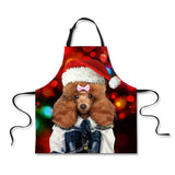 Maxbell Christmas Apron Unisex Kitchen Bib Apron for Cooking/Baking Party Supplies J - Aladdin Shoppers