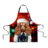 Maxbell Christmas Apron Unisex Kitchen Bib Apron for Cooking/Baking Party Supplies J - Aladdin Shoppers