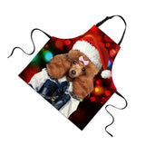 Maxbell Christmas Apron Unisex Kitchen Bib Apron for Cooking/Baking Party Supplies J - Aladdin Shoppers